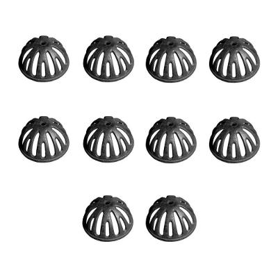 Kit 10 Ralos Semi Esférico Tipo Abacaxi 50Mm Diâmetro 2 Pol