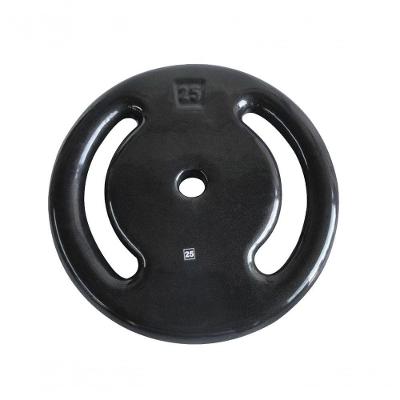 Anilha Ferro Fundido Emborrachada Fitness Academia 25,0 Kg.