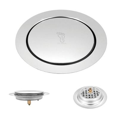 Ralo Click Inteligente 10x10 Inox Redondo Banheiro Lavabo