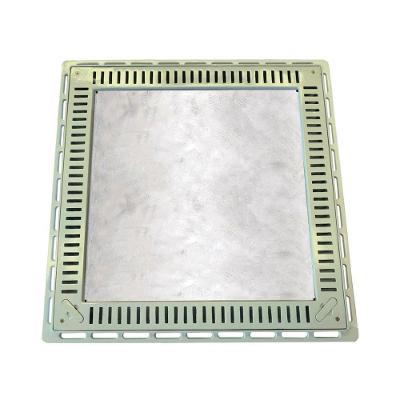 Tampa Casa Máquina Piscina Rebaixada Simples Grelha 80x80 B1