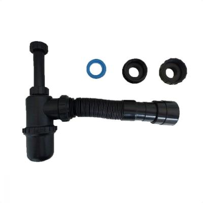 Sifão Sanfonado Universal Black Extensível Até 50cm