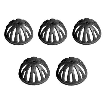 Kit 5 Ralos Semi Esférico Tipo Abacaxi 75Mm Diâmetro 3 Pol.