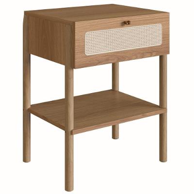 Mesa De Cabeceira 1 Gaveta Palhinha Hanover Artesano
