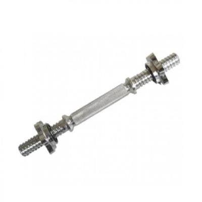 Barra Reta 40cm Cromada E 2 Porcas Estrela 28mm Diâmetro