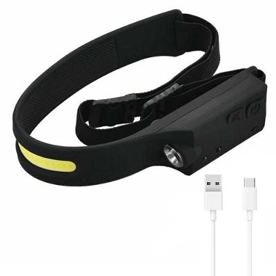Lanterna De Cabeça Sensor De Movimento Detecta Presença