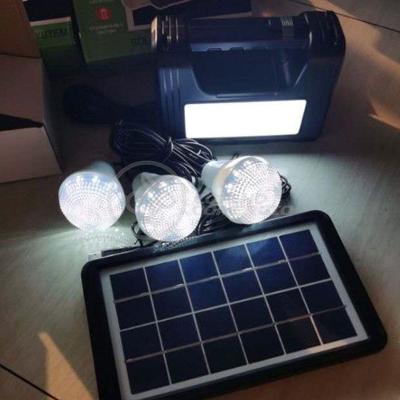 Kit Lanterna Placa Solar Carregador Portatil Emergência