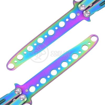 Canivete Fade Rainbow Butterfly Treinamento Faca Borboleta