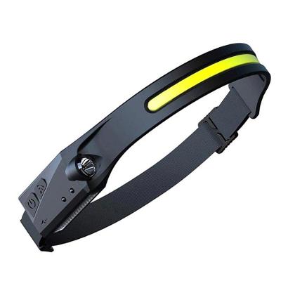Lanterna De Cabeça Detector De Movimento Led Cob Xpe Multiuso Pesca Camping