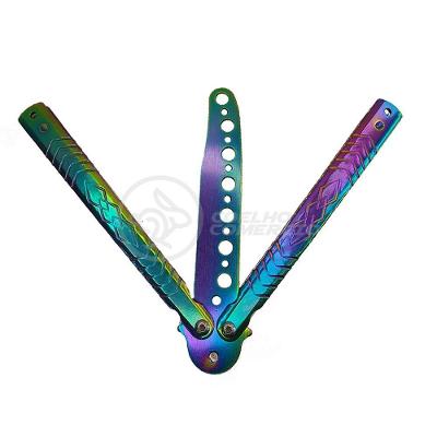 Canivete Fade Rainbow Butterfly Treinamento Faca Borboleta