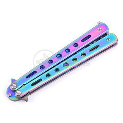 Canivete Fade Rainbow Butterfly Treinamento Faca Borboleta