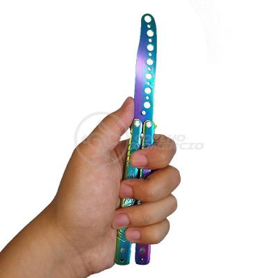 Canivete Fade Rainbow Butterfly Treinamento Faca Borboleta