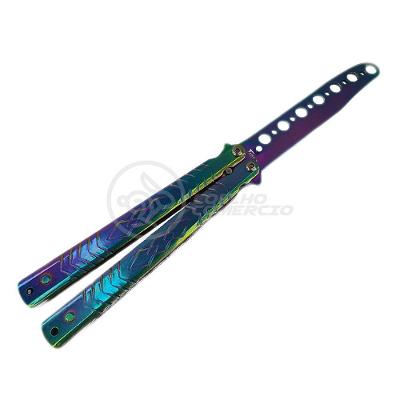 Canivete Fade Rainbow Butterfly Treinamento Faca Borboleta