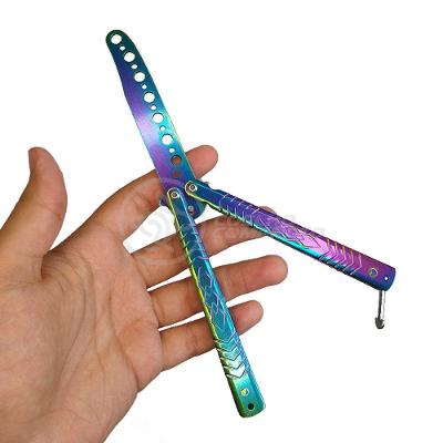 Canivete Fade Rainbow Butterfly Treinamento Faca Borboleta