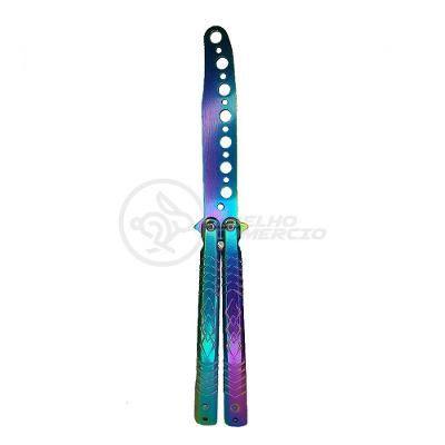 Canivete Fade Rainbow Butterfly Treinamento Faca Borboleta