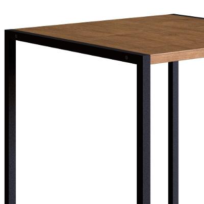 Mesa Lateral Quadrada 40X40Cm Est Aço York Vermont