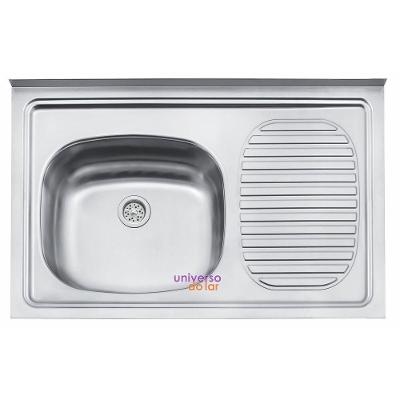 Pia De Apoio Tramontina Filo 40 Fx Ex 80x50 Cm Aço Inox