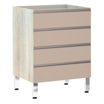 Balcão Sem Tampo 60cm Luci Legno Crem e Connect