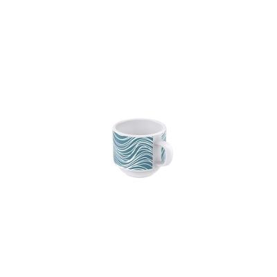 Xícara Café Tramontina Clarice Em Porcelana Decorada 100 Ml