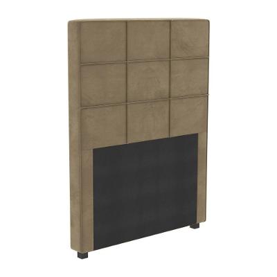 Cabeceira Estofada Solteiro 90cm Multimóveis Cr35159 Bege Bege