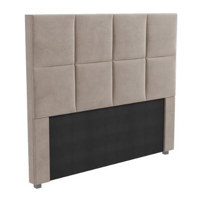 Cabeceira Estofada Casal 140cm Multimóveis Cr35165 Cinza Cinza