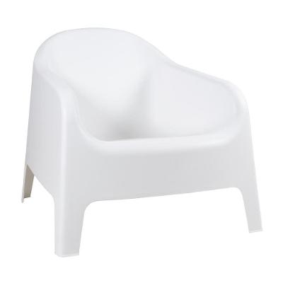 Cadeira Poltrona Para Jardim Varanda Skarpo Branco