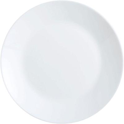Arcopal Zelie Prato Raso 3X25X25Cm Vidro Temperado Branco 6Pç