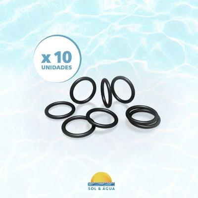 Kit De 10 Borrachas De Vedação Placa Aquecedor Solar Teksol Para Piscina
