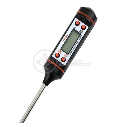 Termômetro Culinário Cozinha Digital Mede 50ºc A +300ºc