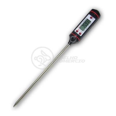 Termômetro Culinário Cozinha Digital Mede 50ºc A +300ºc