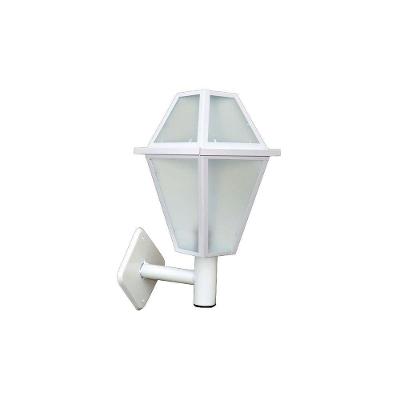 Luminária Imperial Braço Reto De Parede Alumínio Branco 38Cm