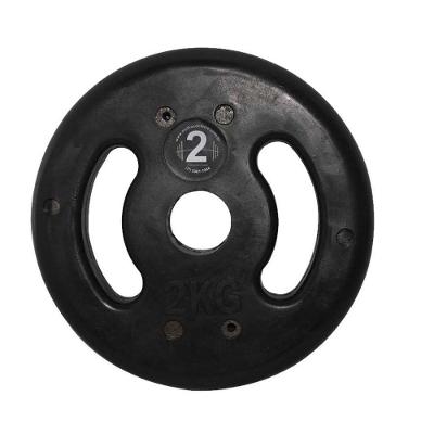 Anilha de Ferro Fundido Injetada Alça Lateral 2,0Kg