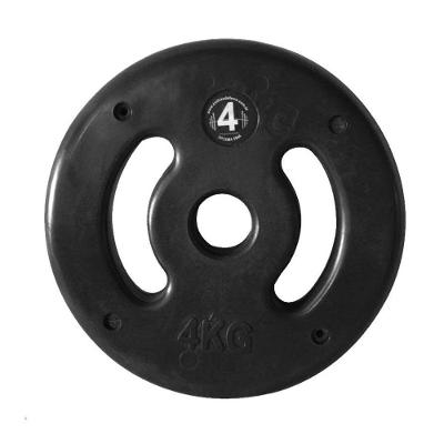 Anilha de Ferro Fundido Injetada Alça Lateral 4,0Kg