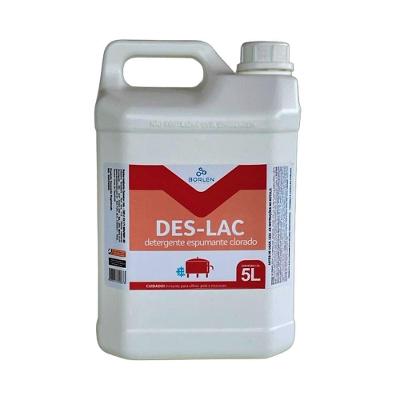 Detergente Espumante Clorado Deslac Neutro Concentrado 5l