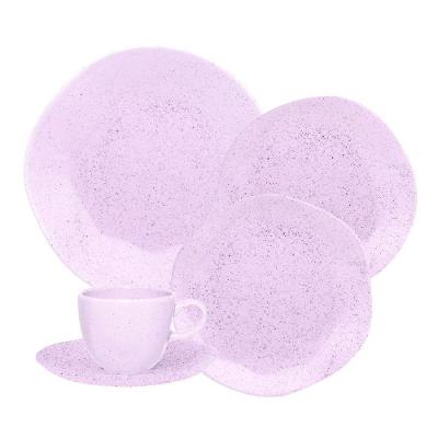 Jogo De Jantar Em Porcelana Ryo Com 30 Peças Oxford Pink Sand