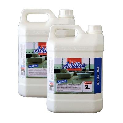 Kit 2 Selador Acrílico Polilux Segurança Tráfego E Brilho 5l