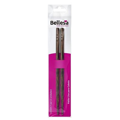 Palito Liso P/Cabelo 2 Unidades Bellesa