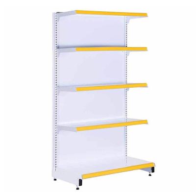 Gôndola Prateleira Supermercado 5 Níveis 40x30 New Plus 1,70m Parede Inicial Amarelo - Sa Gôndolas