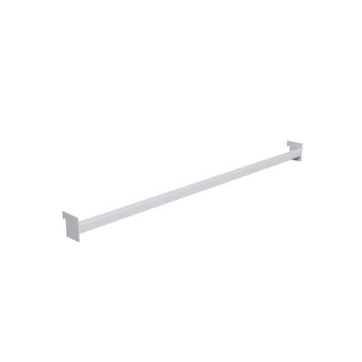Régua De Aço Carbono 91cm Branco Para Gôndola Sa Gôndolas