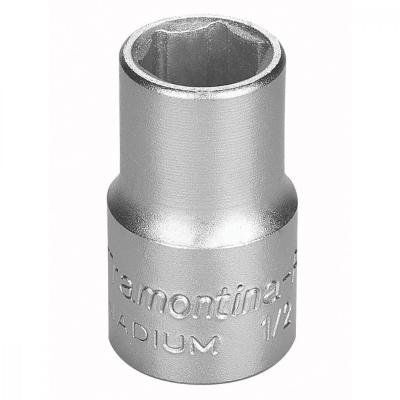 Soquete Sextavado Em Aço 13 Mm Encaixe 1/2" Tramontina Pro