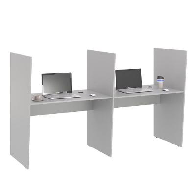 Mesa De Atendimento 2 Lugar Roma Cinza