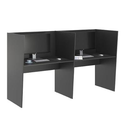 Guiche De Trabalho 2 Lugares Grecia Preto Onix