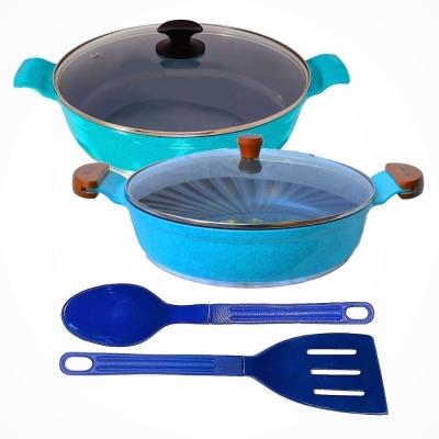 Jogo Frigideiras Antiaderente Em Cerâmica Aaeam 30Cm T01 N08