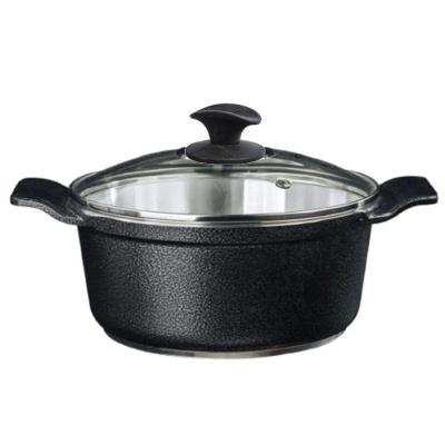 Caçarola Preto Craqueado Alumínio Usinado Javali Aa 18Cm