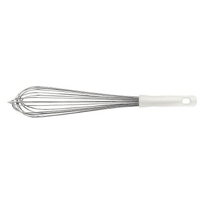 Batedor Manual Tramontina Profissional Em Aço Inox Com Cabo Em Polipropileno Branco 45 Cm Tramontina