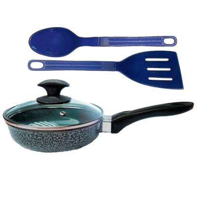 Frigideira Preto Craq Antiaderente Cerâmica Talher 01 Cb16Cm