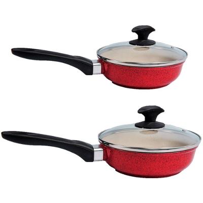 Jogo Frigideiras Antiaderente Marmorizado Javali 16E24Cm N03