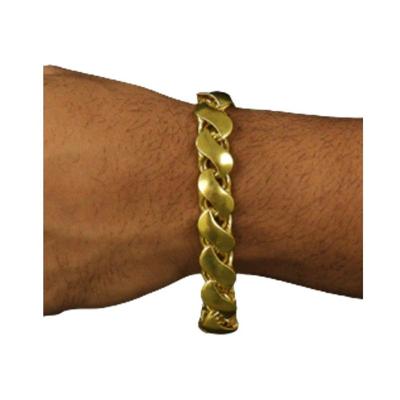 Pulseira 12mm Friso S De Moeda Antiga Estilosa