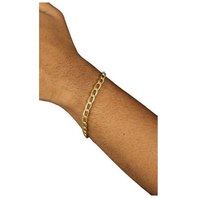 Pulseira 5mm Longuinho De Moeda Antiga Estilosa Pra Ostentar