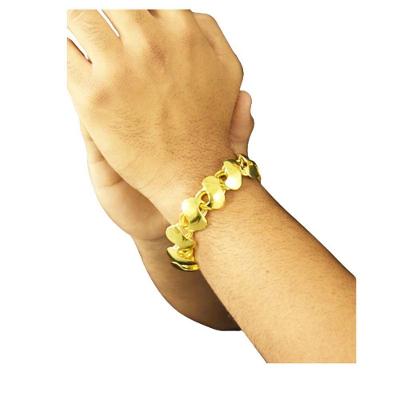 Pulseira Pra Ostentar Friso 16Mm Moeda Antiga