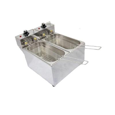 Fritadeira Elétrica 2 Cubas Plus Aço Inox 08L 220V 4000W